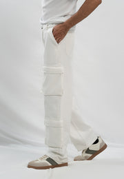 Denim Twin Set -  White