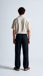 Dress Linen Pant - Black