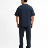 Tapered Fit Sweat Pants - Midnight Blue