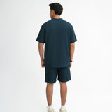 Waffle Knit Twin Set - Blue