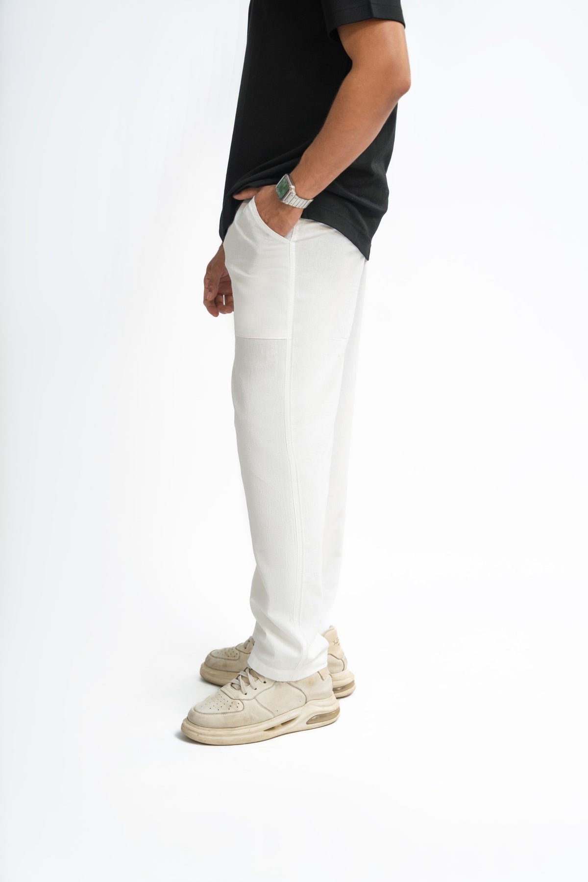 Linen Pants - Eternal White