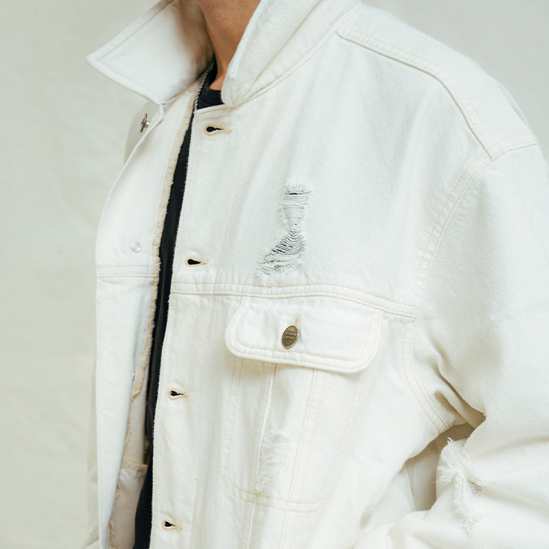 White Denim Jacket