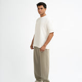 Tapered Fit Sweat Pants - Sage Green