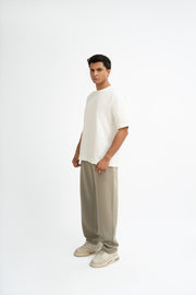Tapered Fit Sweat Pants - Sage Green