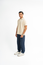 Classic Polo Shirt - Cream Beige