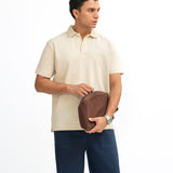 Classic Polo Shirt - Cream Beige