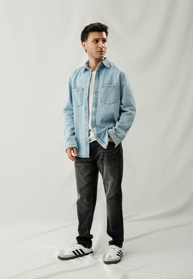 Comfort Slim Fit Denim - Black Stone Wash