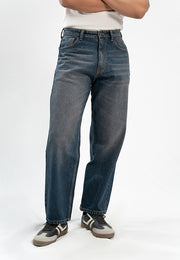 Basic Straight Fit Jeans - Dark Blue Tint