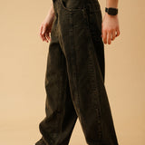 Barrel Fit Jeans - Black Stone Wash