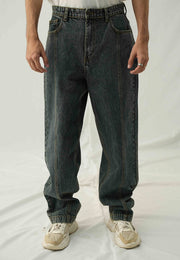 Barrel Fit Jeans - Blue Tint