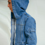 Denim Hoodie Jacket