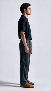 Dress Linen Pant - Charcoal Grey