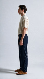 Dress Linen Pant - Space Blue