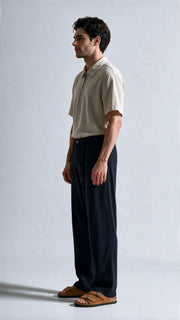 Dress Linen Pant - Black