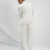 Denim Twin Set -  White