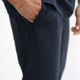 Tapered Fit Sweat Pants - Midnight Blue