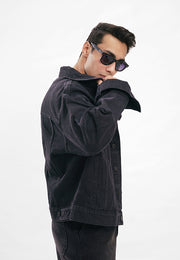 Basic Oversized Jacket - Black