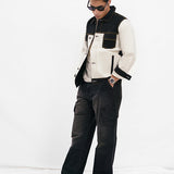 Technical Contrast Jacket - Black & White