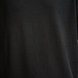 Waffle Knit Twin Set - Classic Black