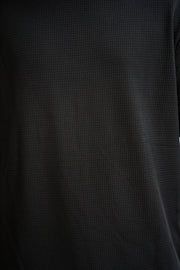 Waffle Knit Twin Set - Classic Black