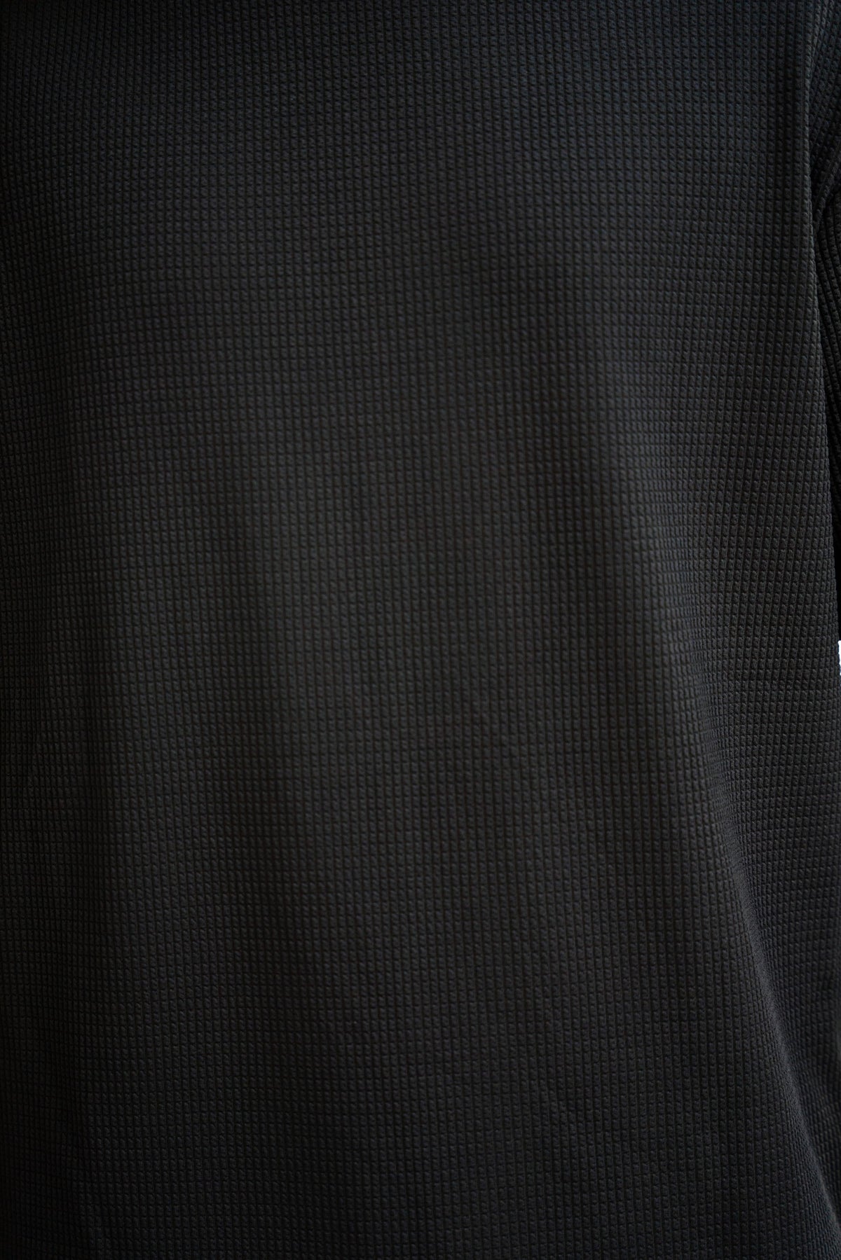 Waffle Knit Twin Set - Classic Black