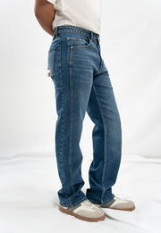 Comfort Slim Fit Technical Jeans - Mid Blue Wash