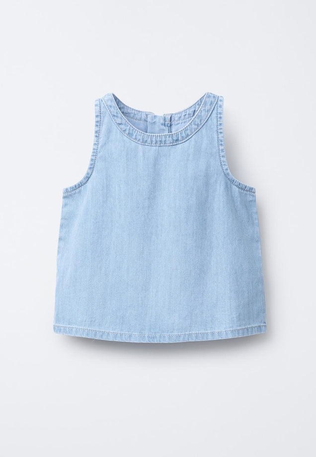DENIM TOP - LIGHT BLUE