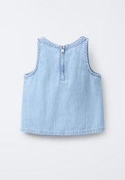 DENIM TOP - LIGHT BLUE