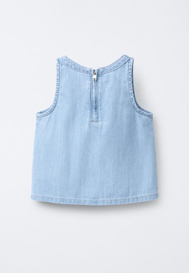 DENIM TOP - LIGHT BLUE