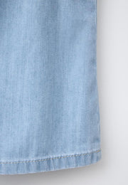 DENIM TOP - LIGHT BLUE
