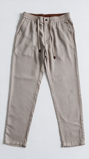 Dress Linen Pant - IVORY GREY