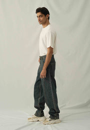 Barrel Fit Jeans - Blue Tint