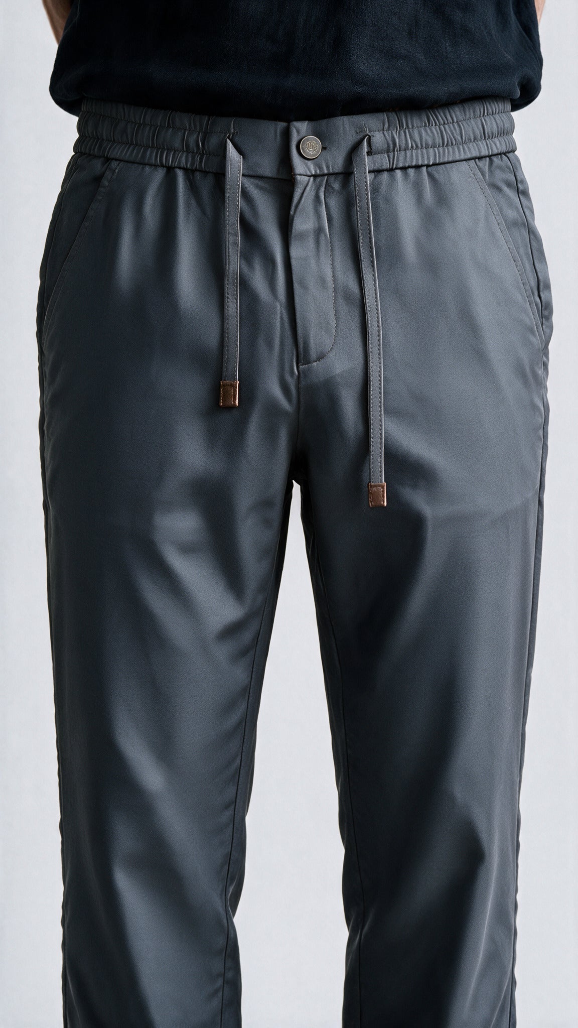 Dress Linen Pant - Charcoal Grey