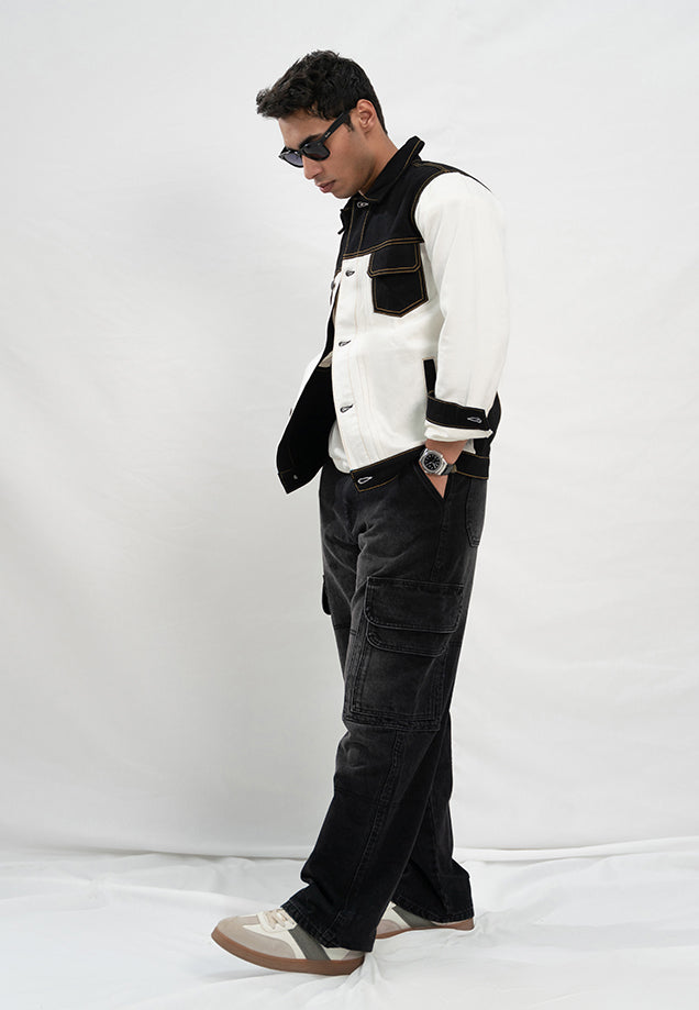 Baggy Cargo Mid Seam - Black
