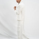 Denim Twin Set -  White