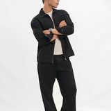 Straight Wide Leg Jeans - Black