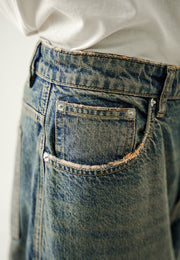 High Rise Straight Fit Cargo - Tint Over Dyed