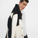 Technical Contrast Jacket - Black & White