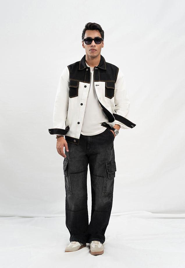 Baggy Cargo Mid Seam - Black