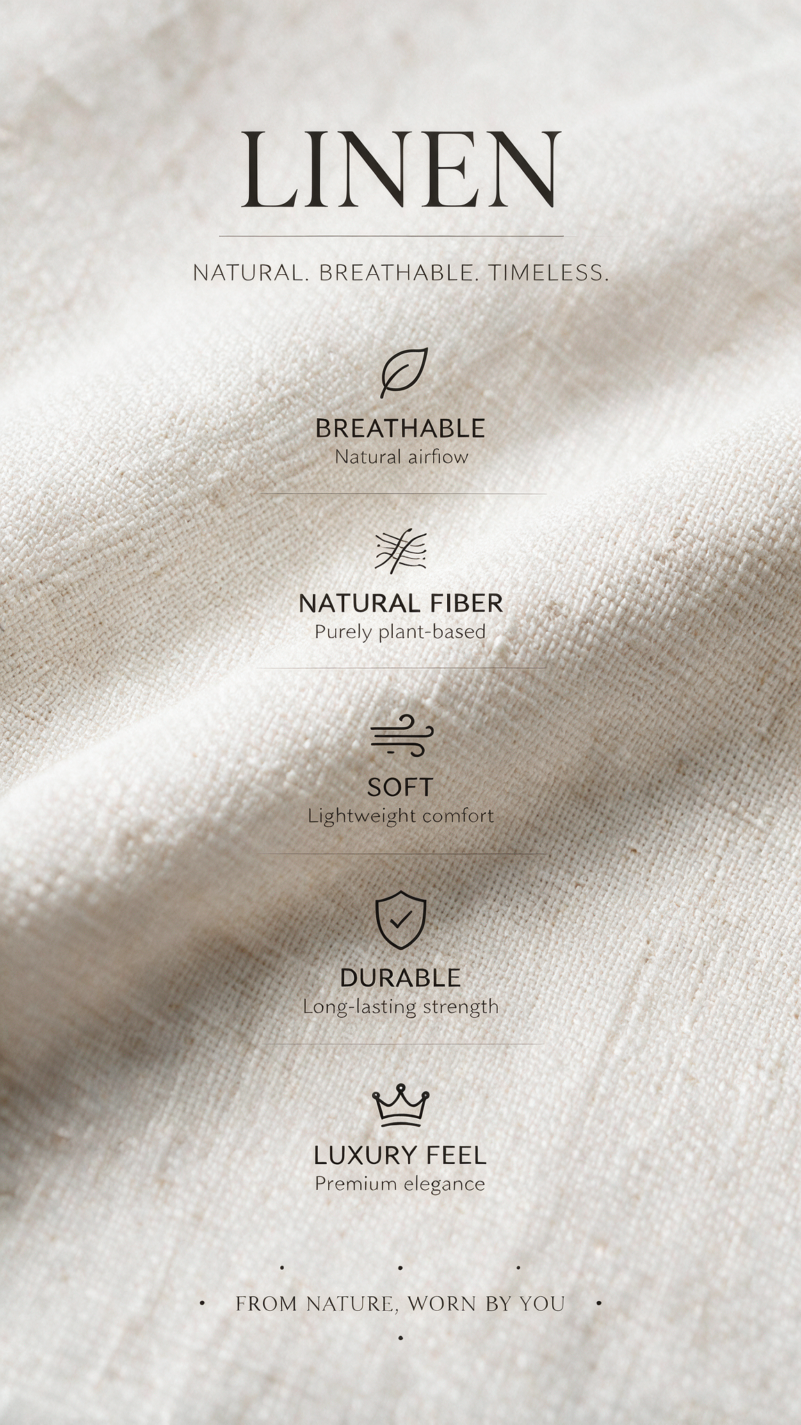 Linen Shorts - Ecru white
