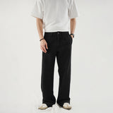 Stripe Denim Straight Fit Jeans