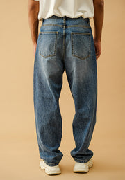 Basic Baggy - Dark Blue Wash