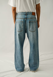 Basic Baggy - Mid Blue Wash