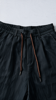 Linen Shorts - Black