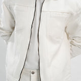 Denim Twin Set -  White