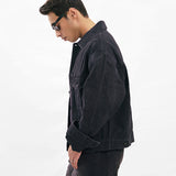 Basic Oversized Jacket - Black