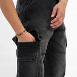 Baggy Cargo Mid Seam - Black