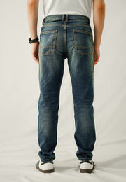 Comfort Slim Fit Denim - Dark Blue Wash