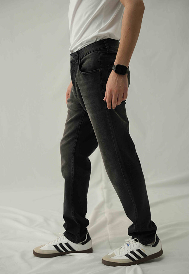 Comfort Slim Fit Denim - Black Stone Wash