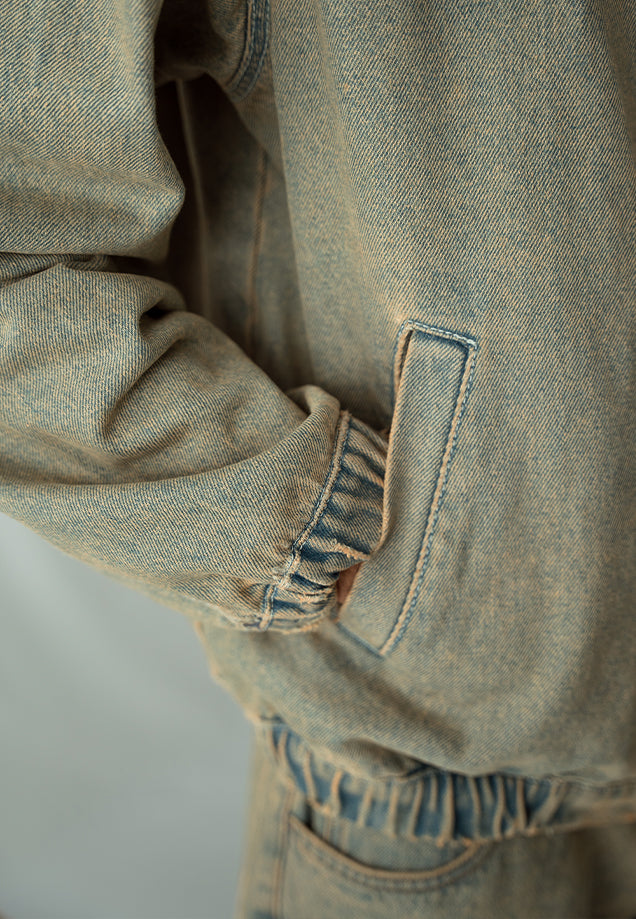 Biker Jacket - Pale Blue